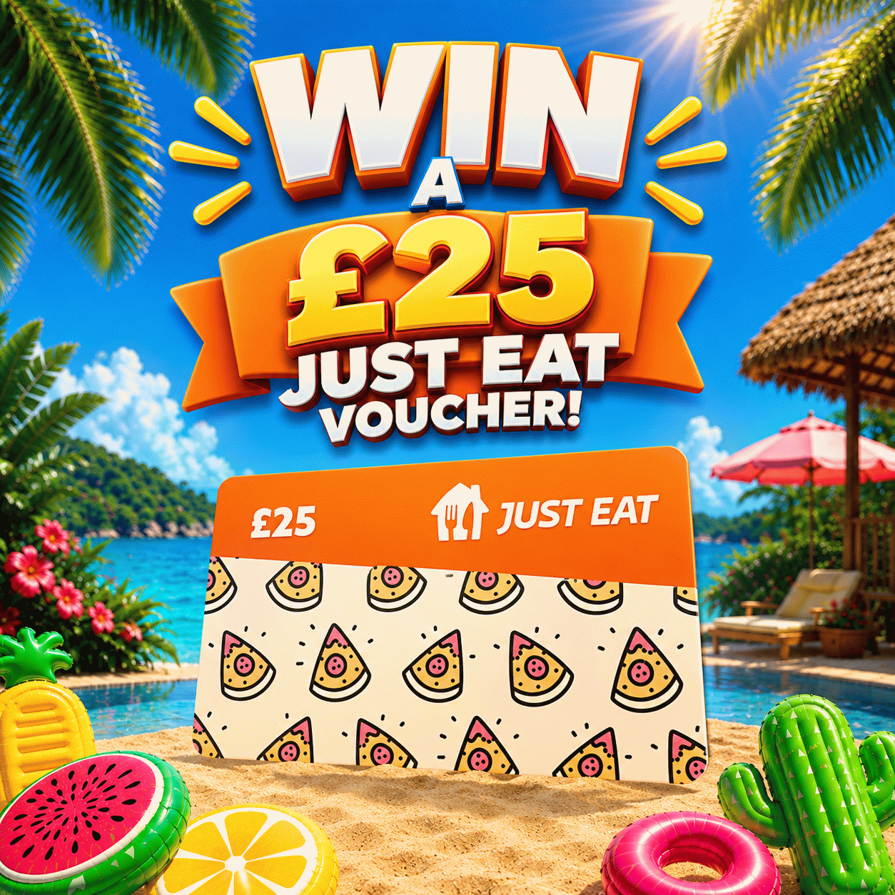 Win a £25 Just Eat voucher