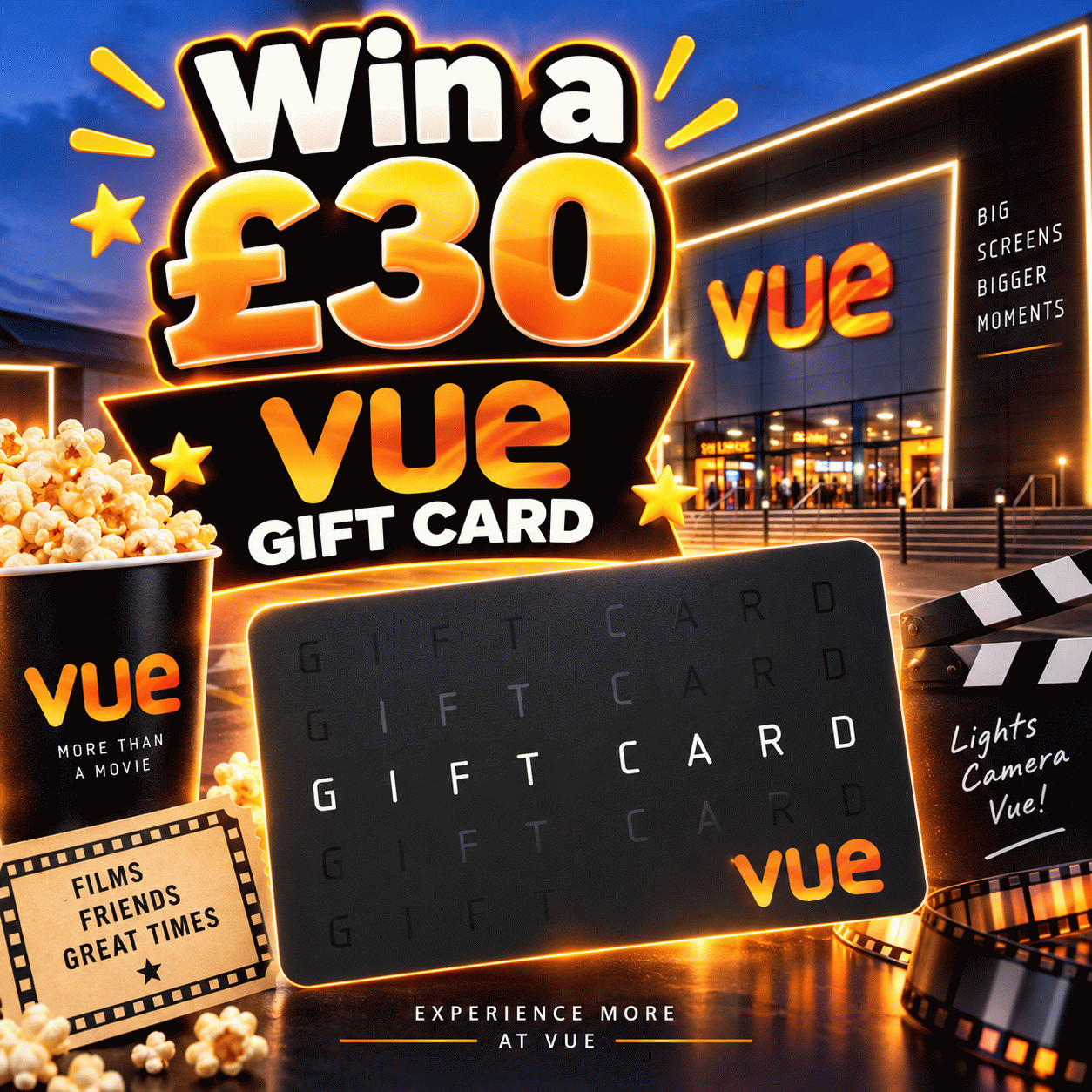 £30 Vue Gift Card
